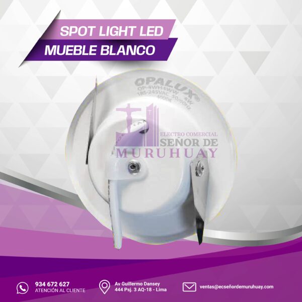 SPOT LIGHT LED PARA MUEBLE BLANCO - Imagen 2