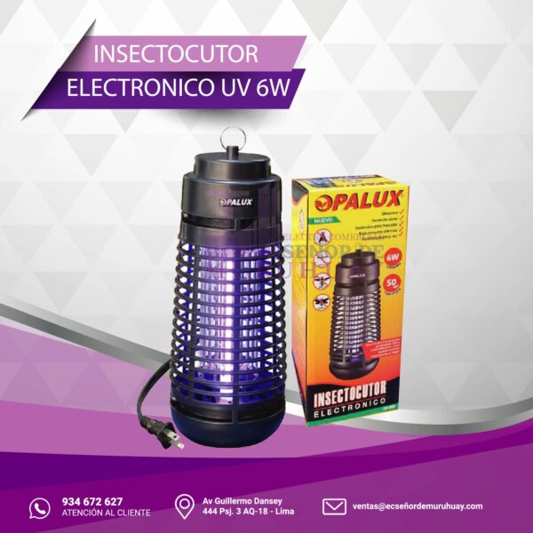 INSECTORCUTOR ELECTRONICO UV 6W