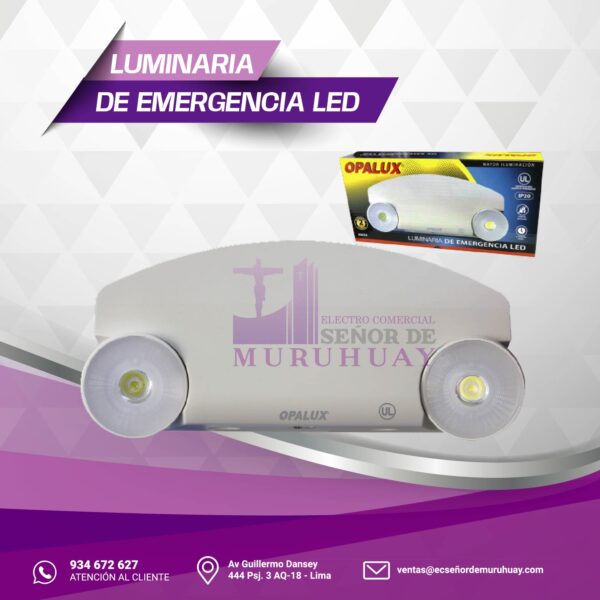 LAMPARA DE EMERGENCIA LED - Imagen 2